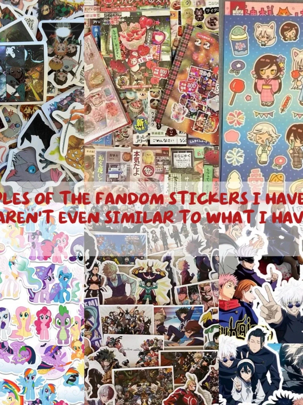 Mystery stickers comes with 21